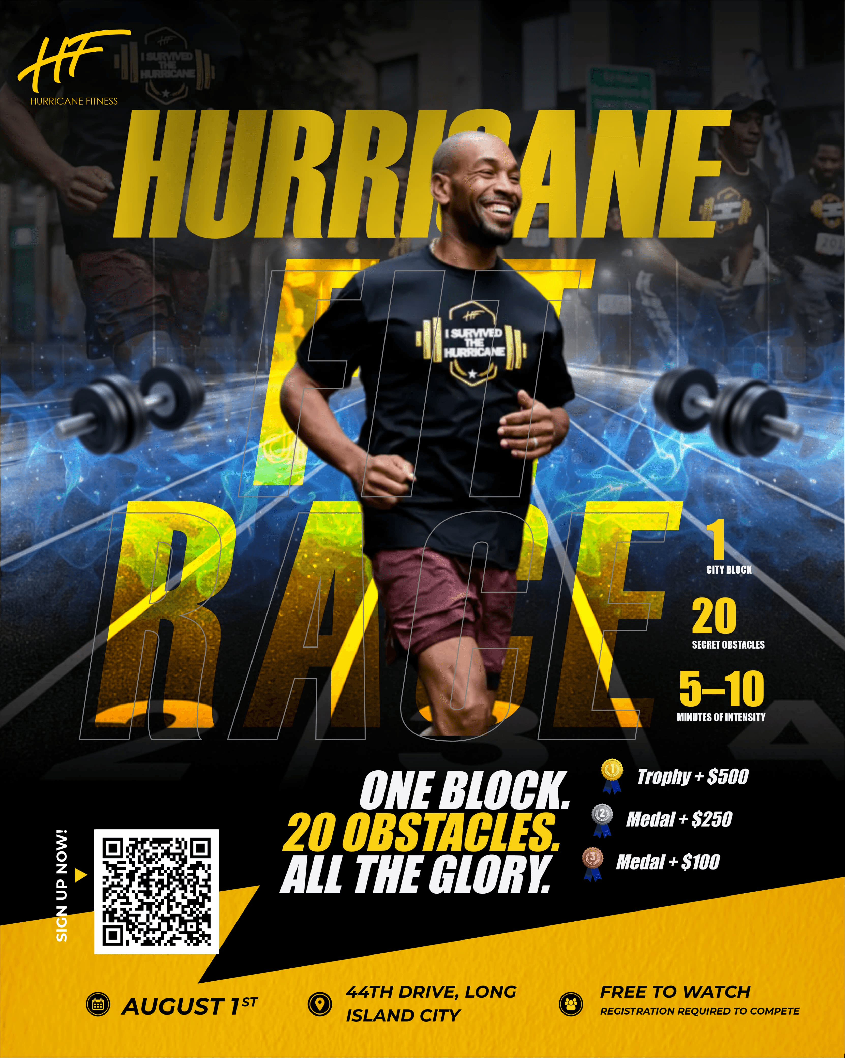 Hurricane Fit Race 2026 Official Flyer
